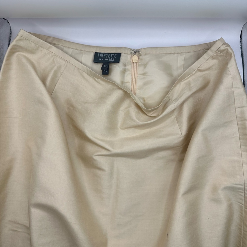 Lafayette 148 silk skirt